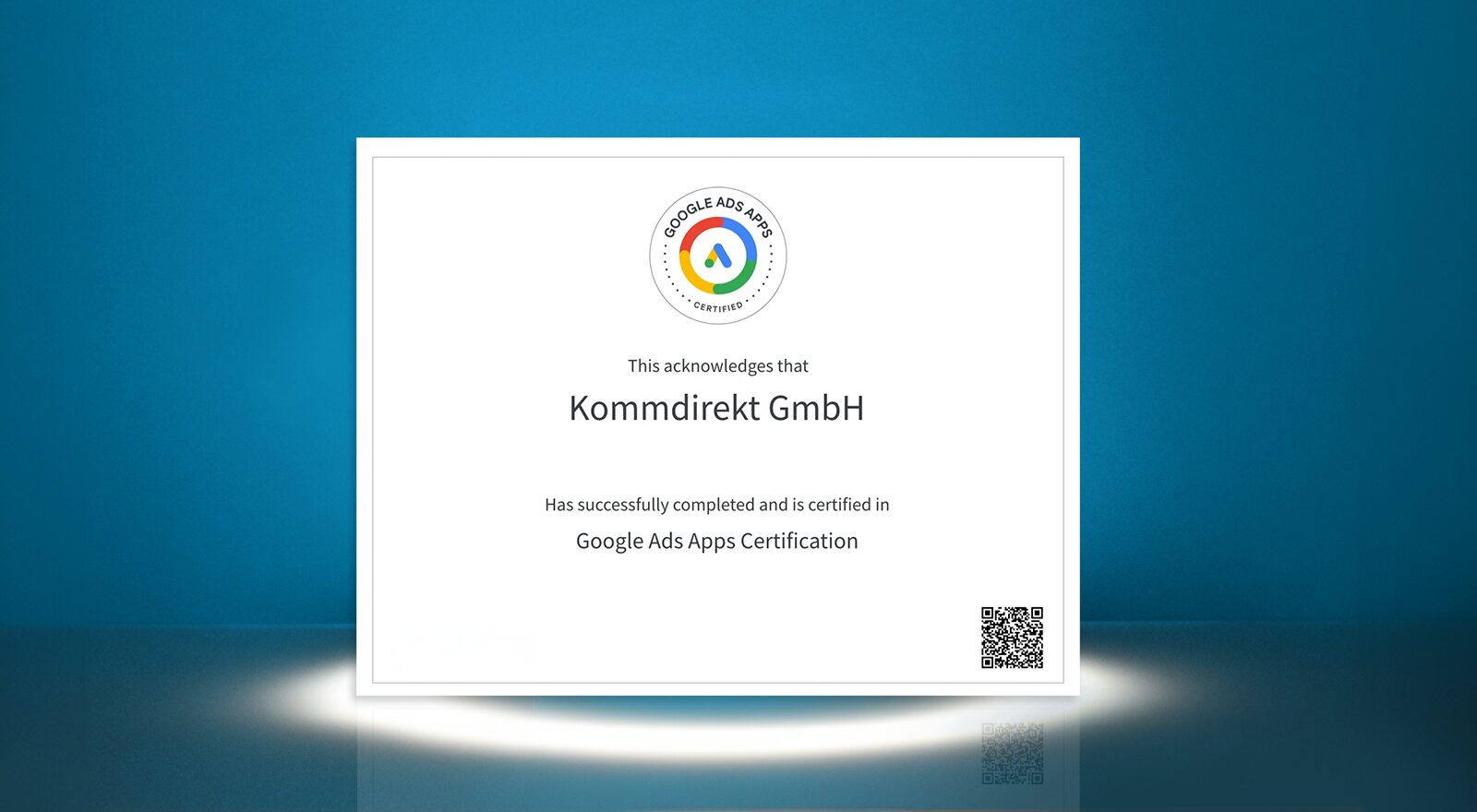 Kommdirekt Bildbeschreibung: google-ads-apps